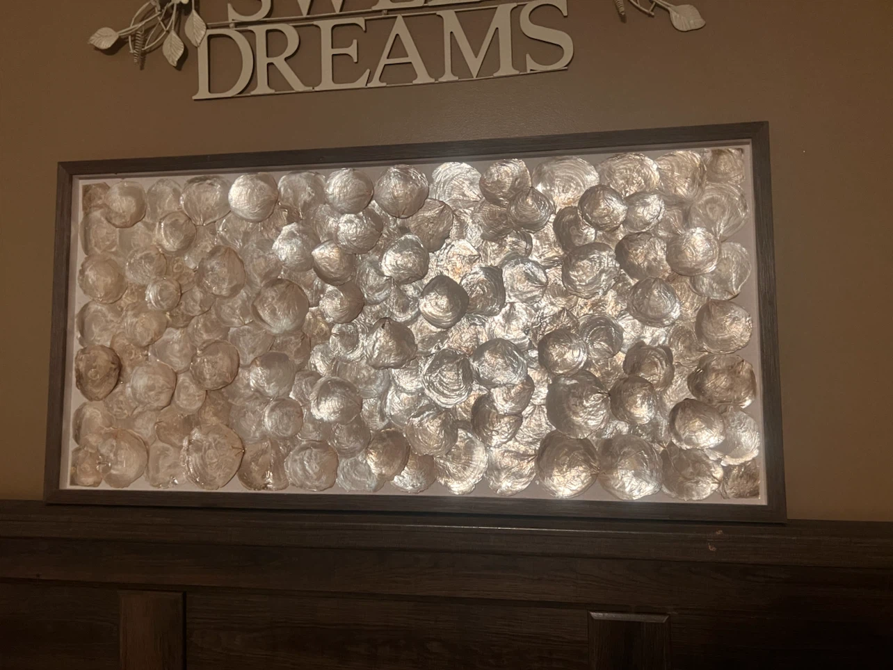 Framed Capiz Shell Wall Art
