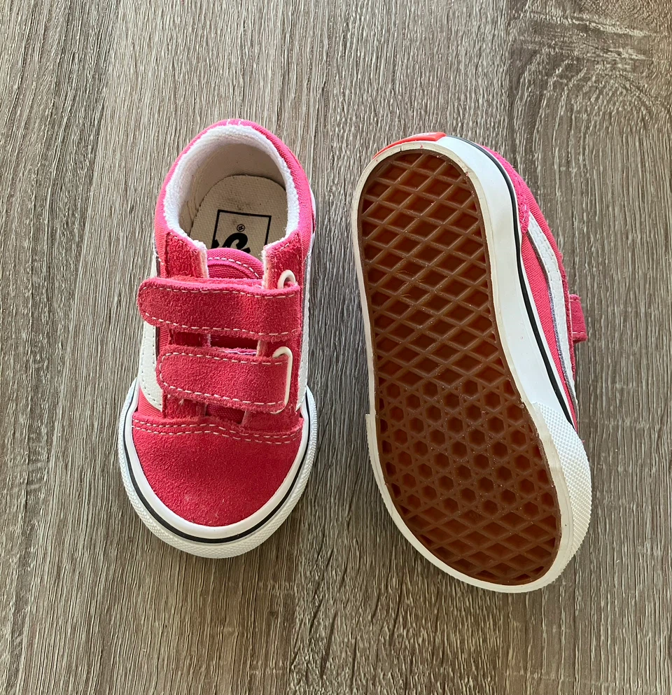 Vans Toddler Pink Velcro Shoes - photo 3
