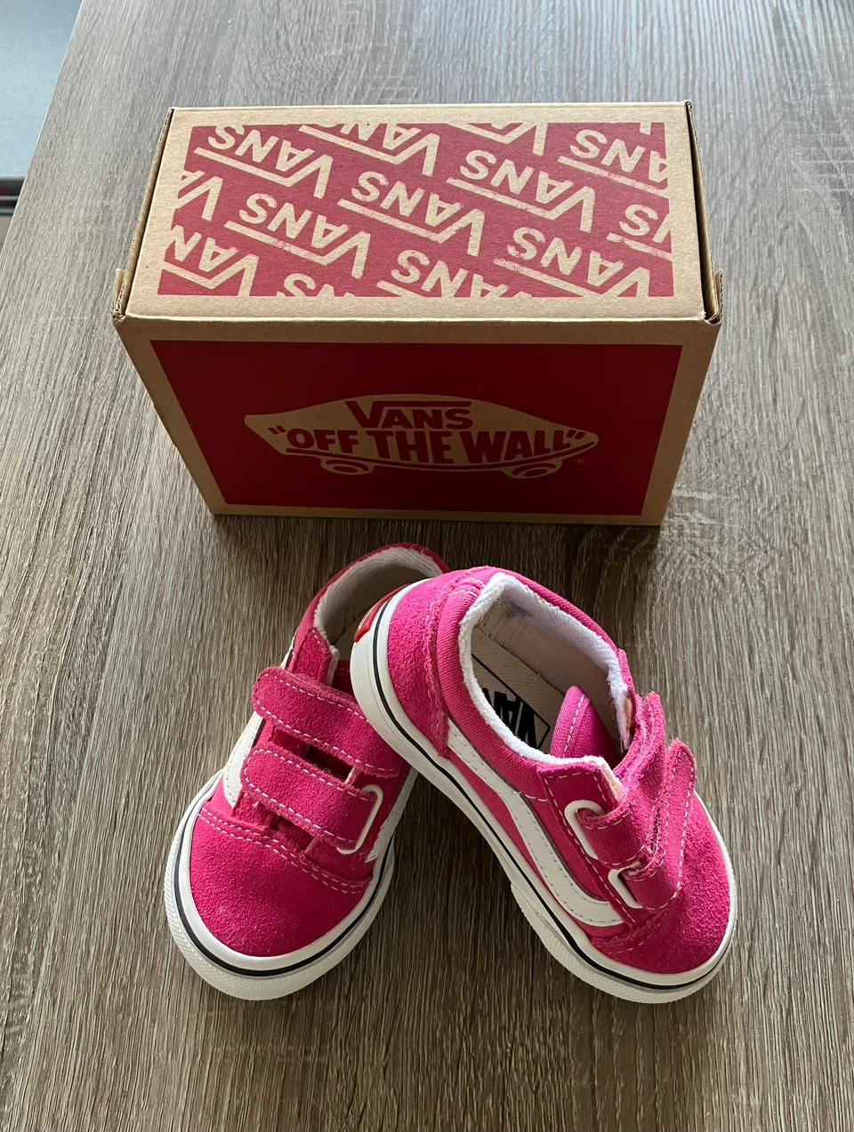 Vans Toddler Pink Velcro Shoes - photo 4