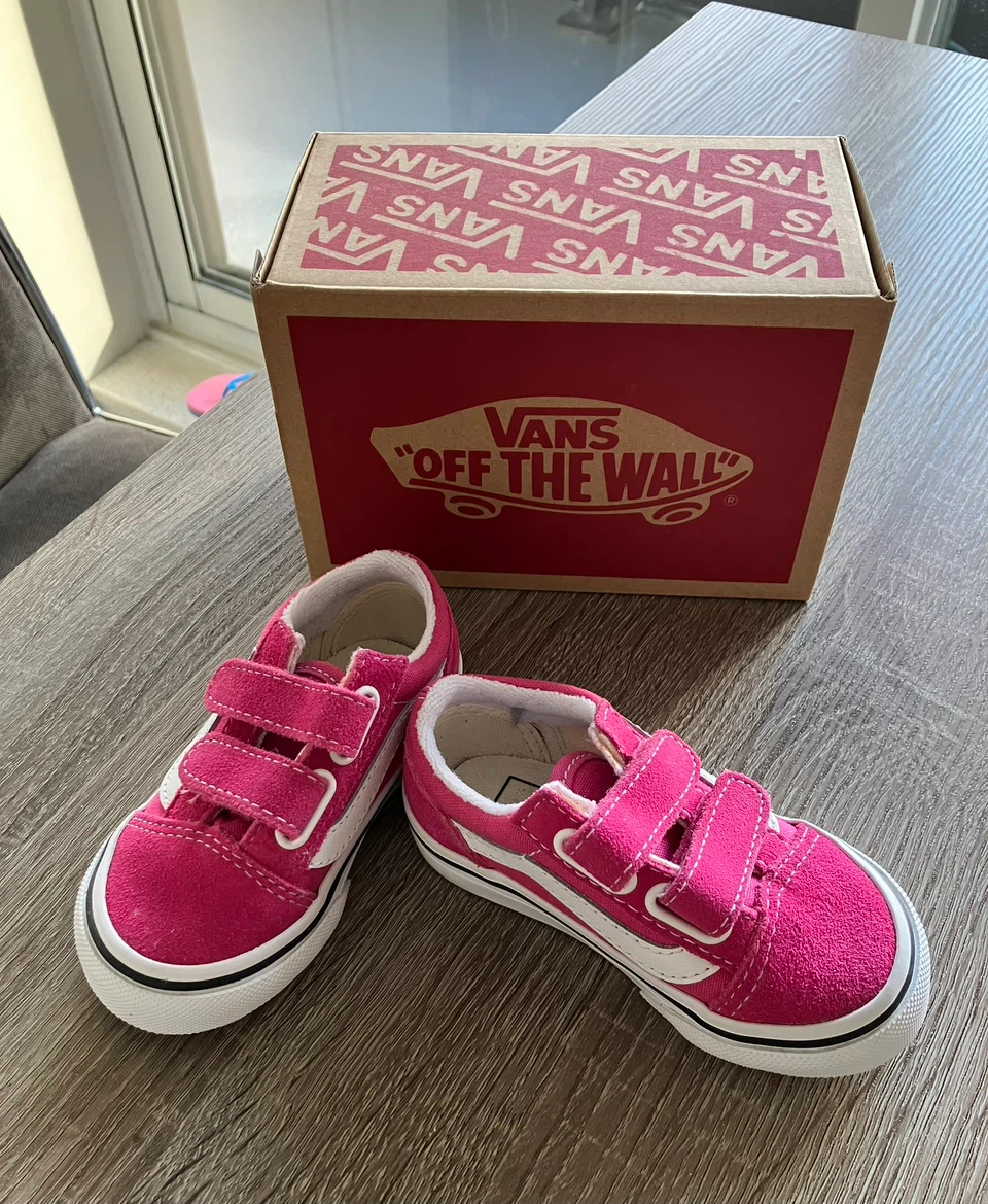 Vans Toddler Pink Velcro Shoes - photo 5