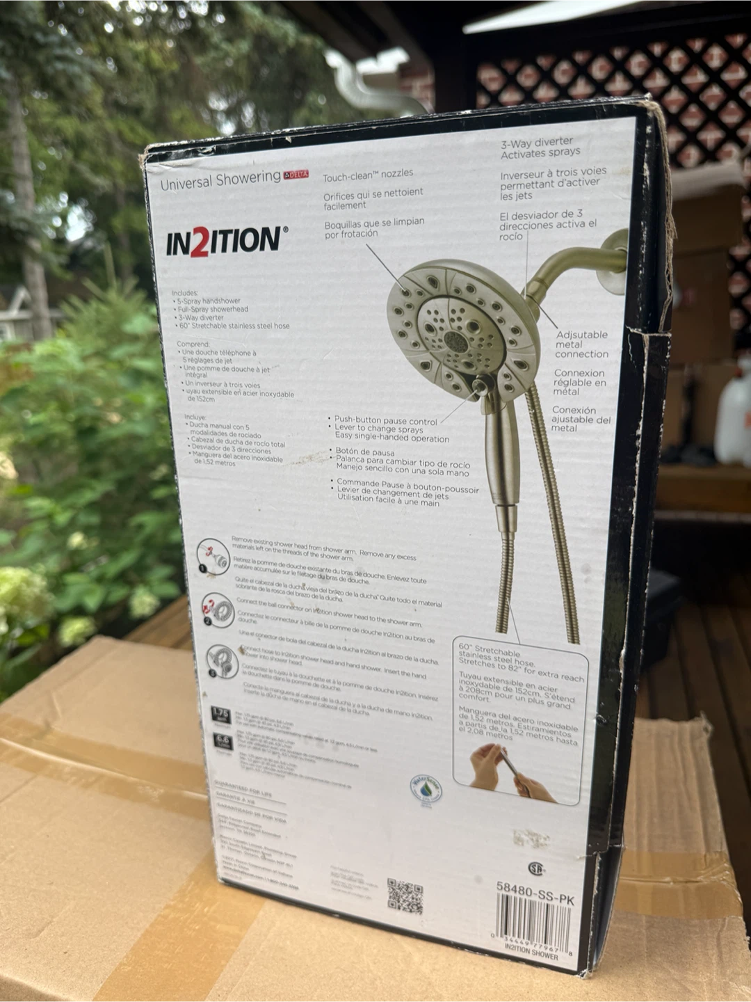 Brand New DELTA IN2ITION Two-In-One Shower - photo 3
