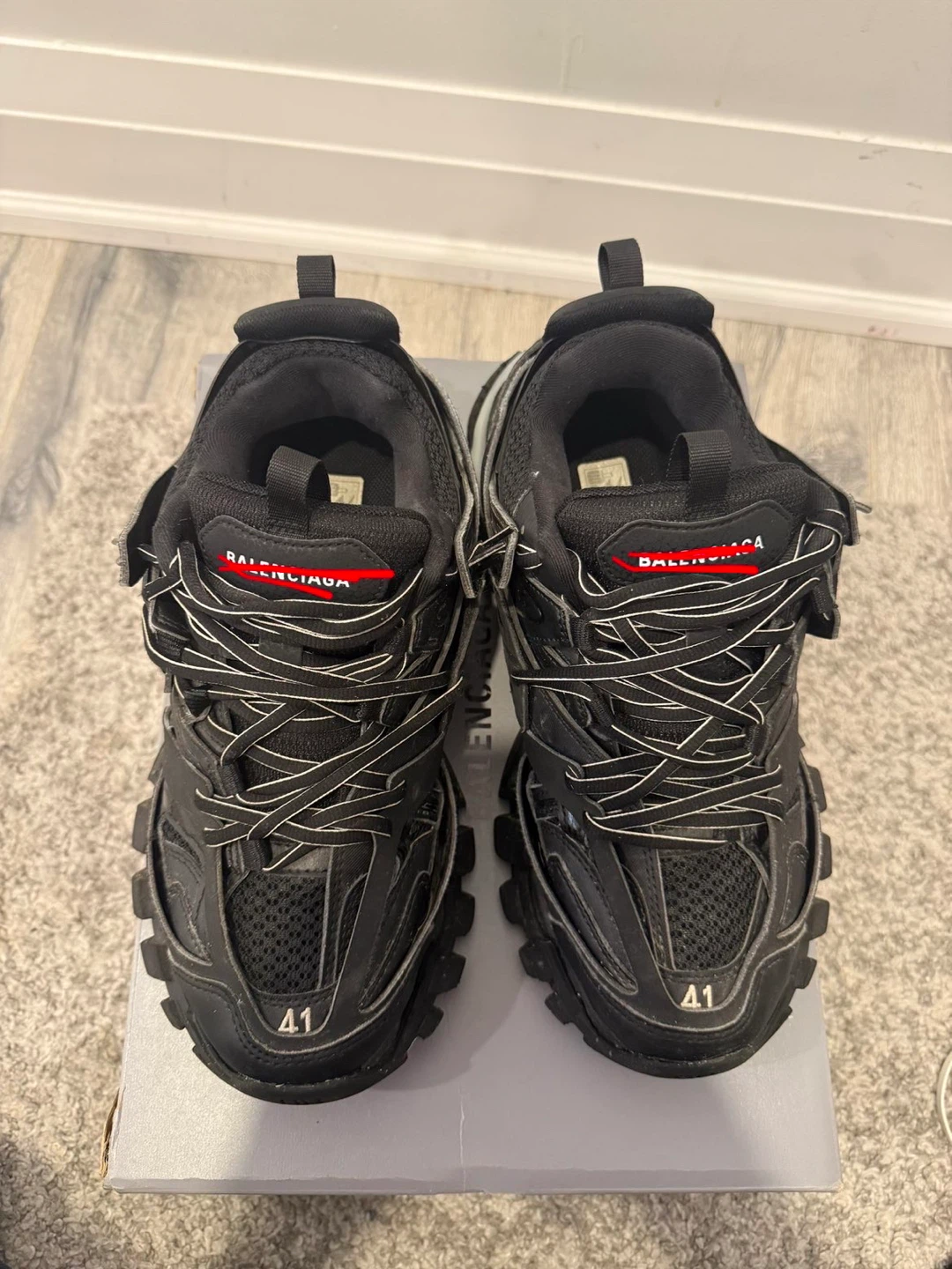 Balenciaga Track LED Sneakers in Black Size 41 - photo 3