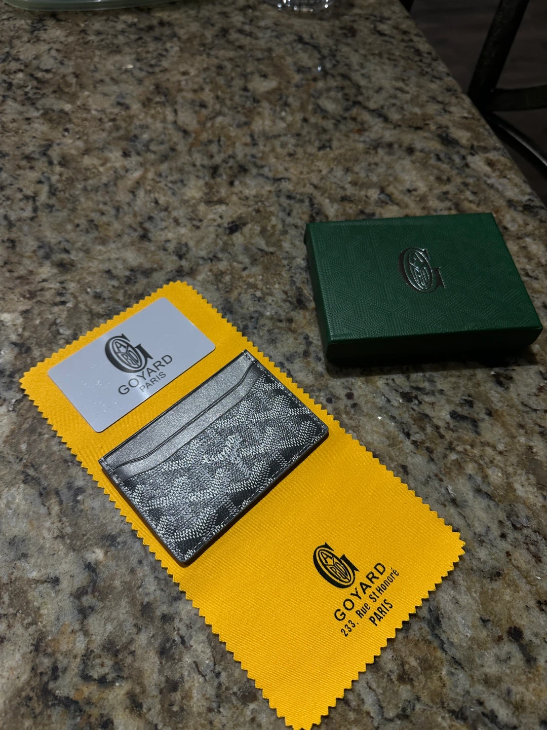 Goyard Saint Sulpice Card Holder in Grey
