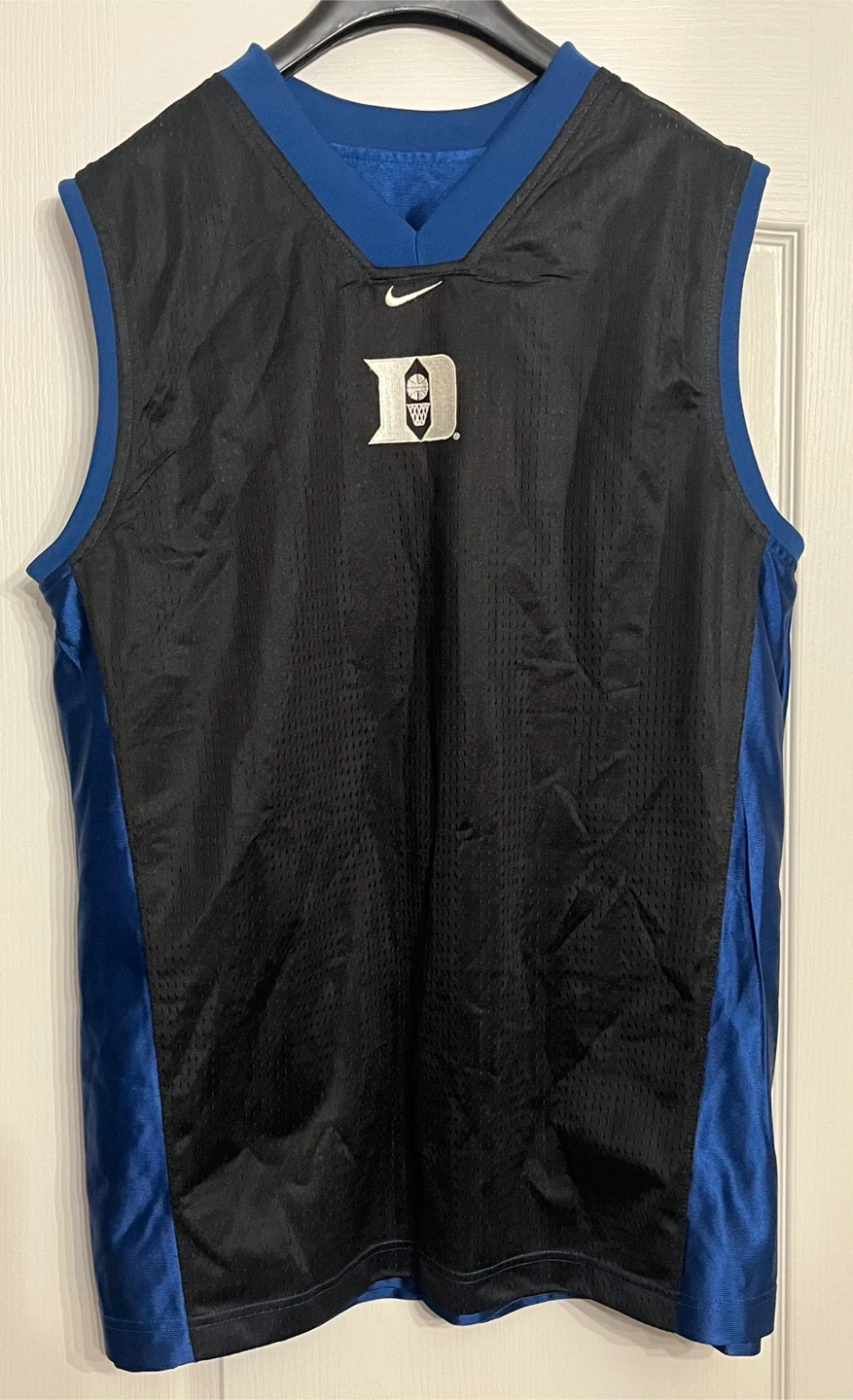 Vintage Nike Duke University Reversible Basketball Jersey Large - photo 4