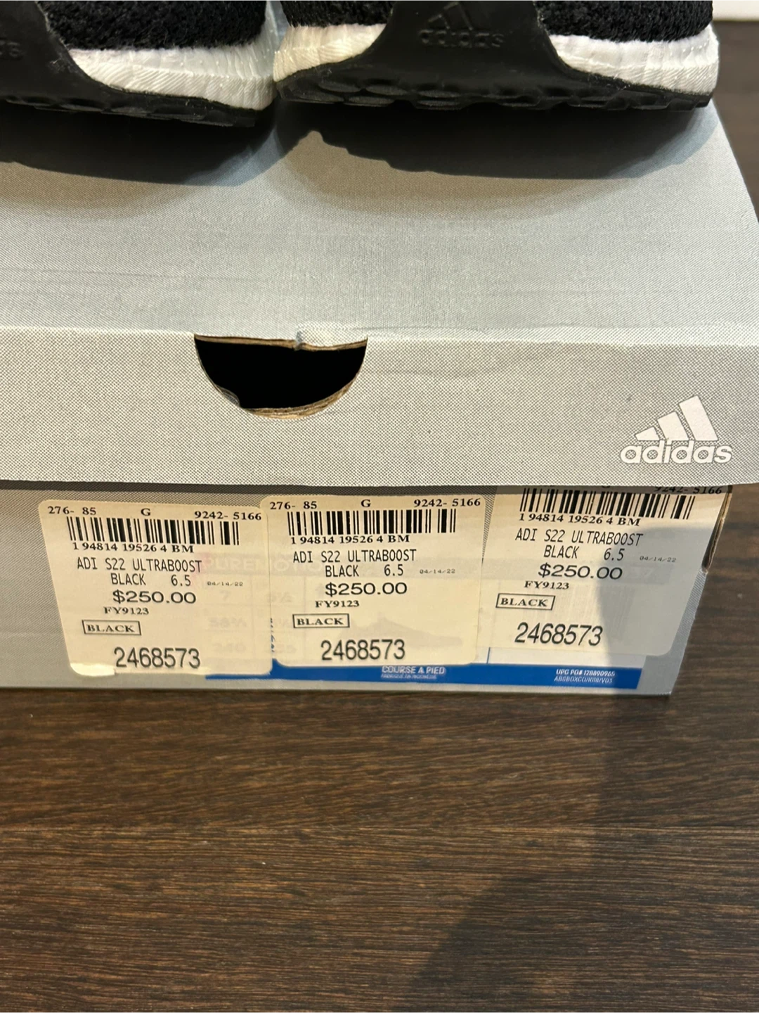 Adidas Ultraboost S22 Black Running Shoes - photo 2