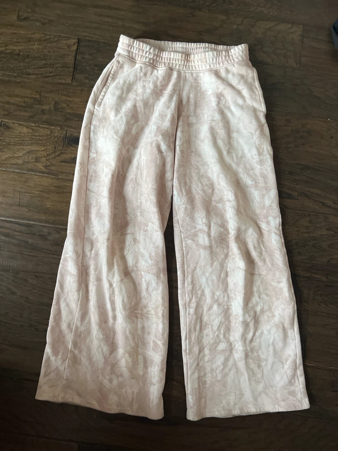 Hollister Pink Tie-Dye Sweatpants XS