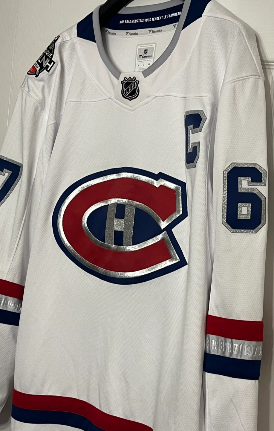 Montreal Canadiens Fanatics 2017 NHL 100 Classic Jersey Large - photo 5