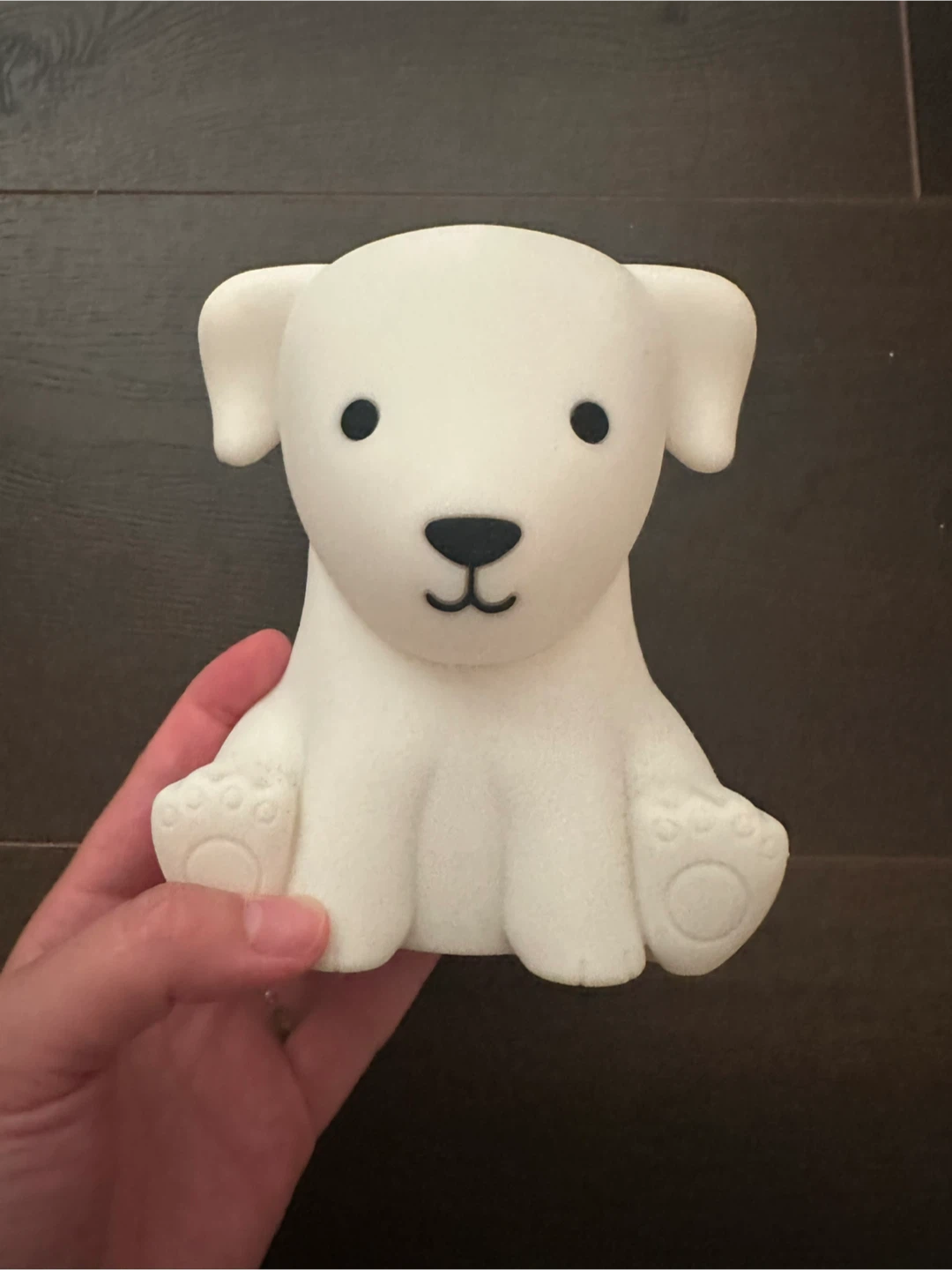 White puppy LED night light