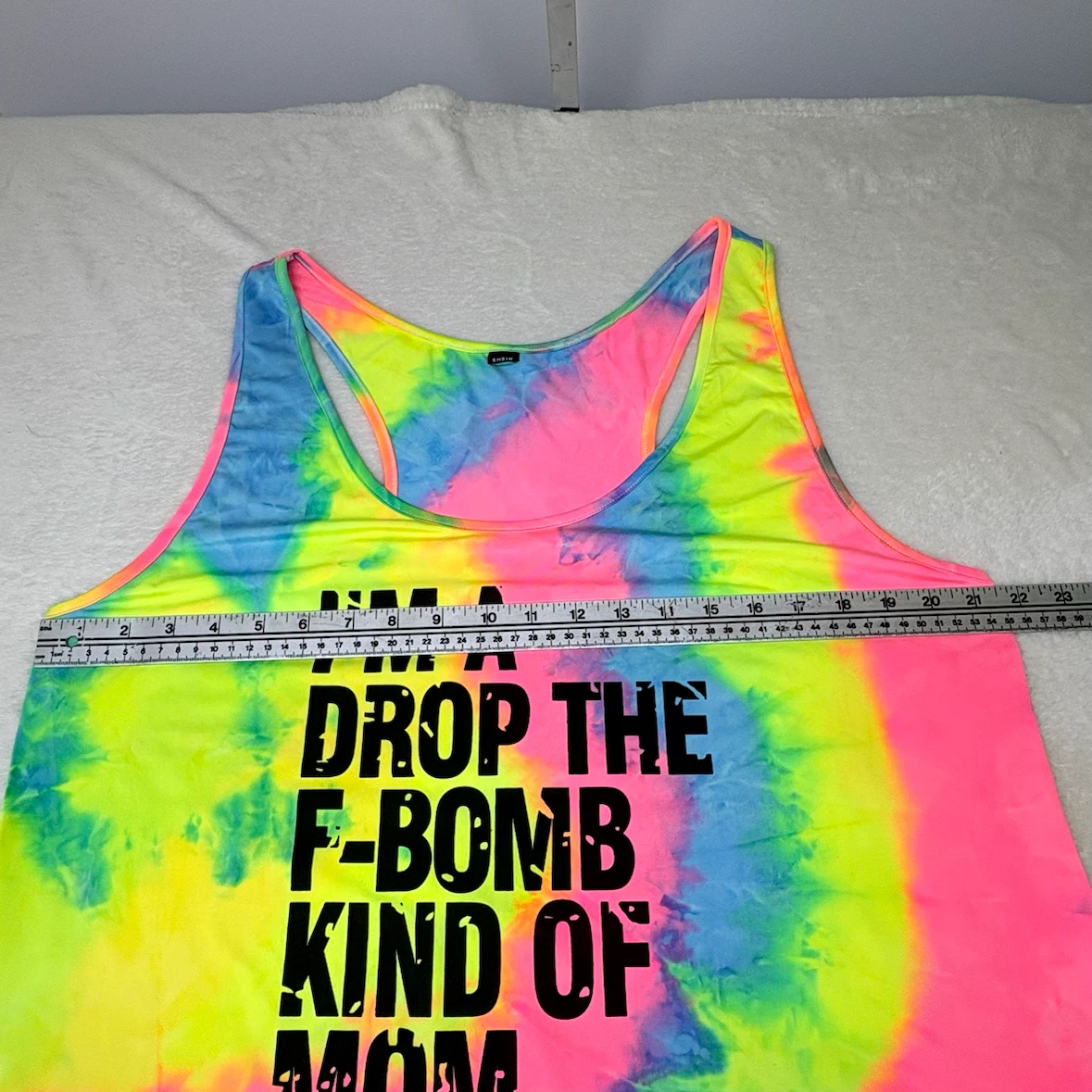 Shein Tie Dye Drop The F Bomb Kind Of Mom Graphic Dress - photo 4