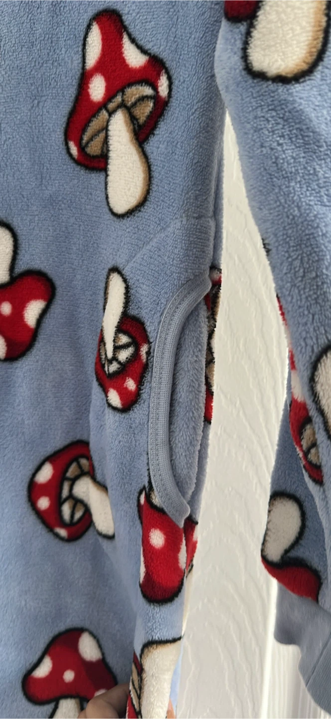 Mushroom Fleece Onesie - photo 4