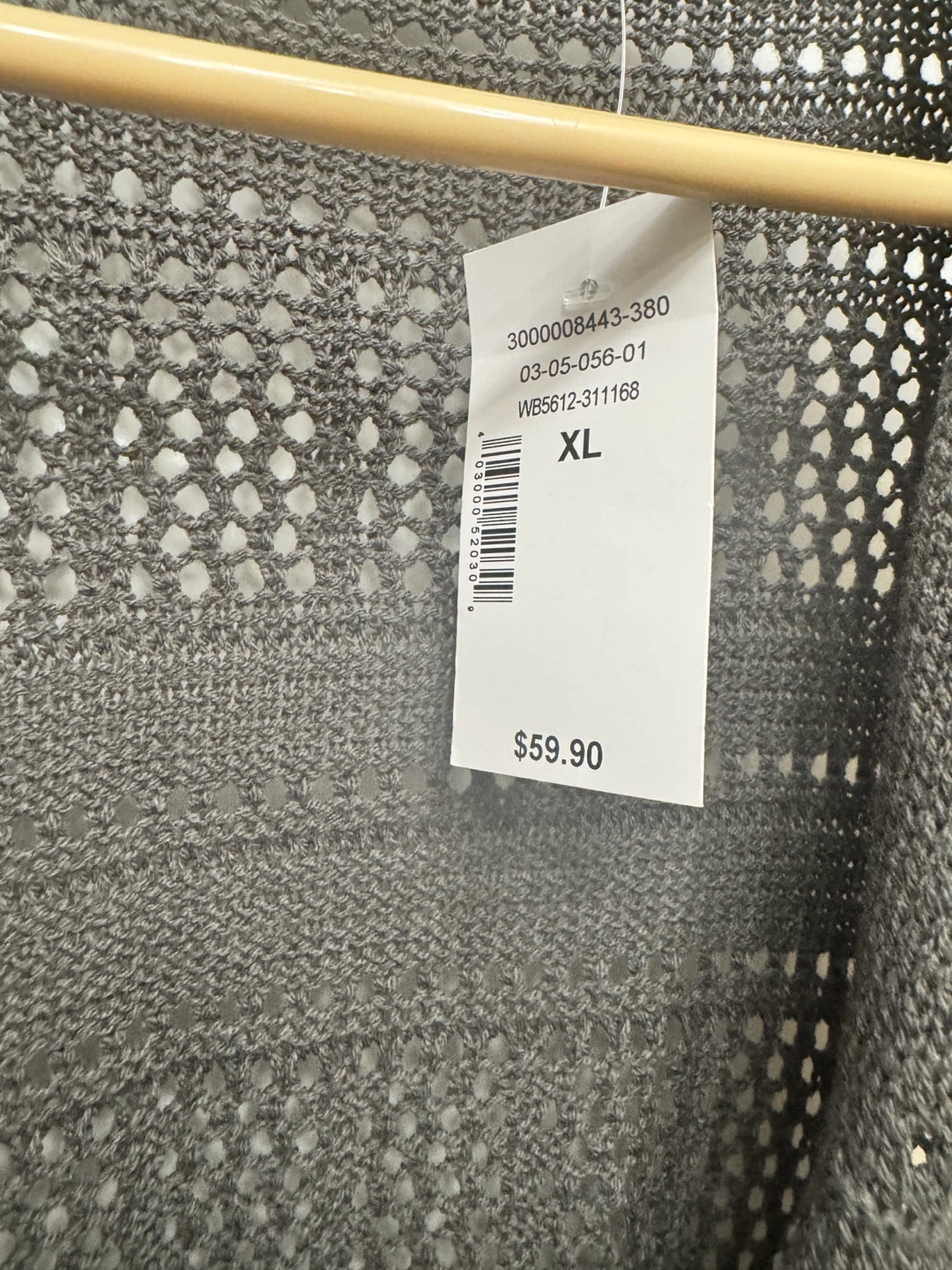 Rickis Open-Front Knit Cardigan - olive green XL