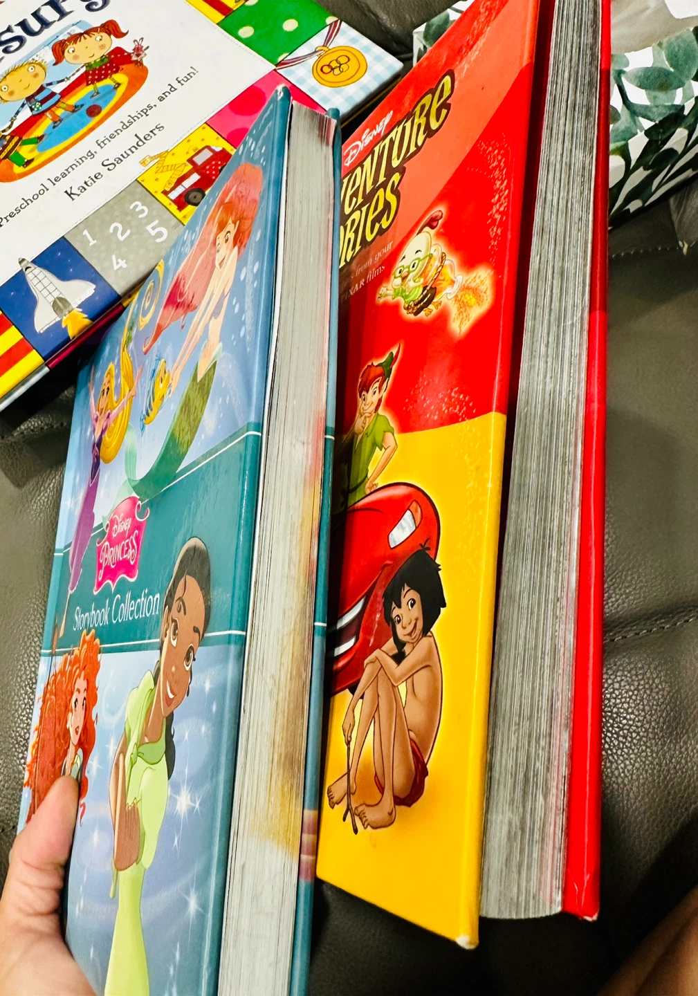 2 Disney storybook collection books for kids.