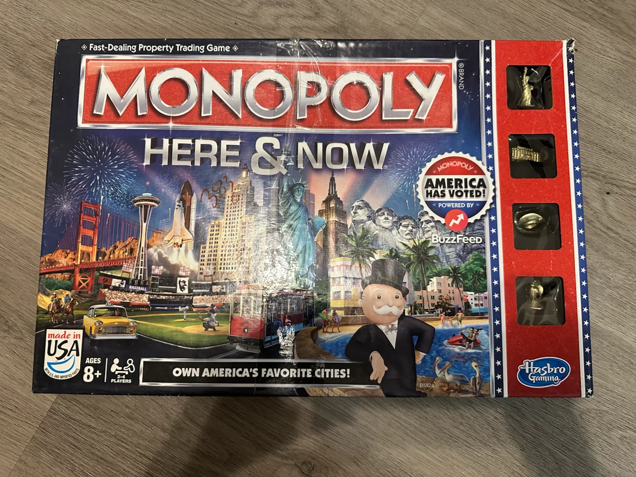2015 MONOPOLY Here & Now USA Edition Hasbro Board Game - photo 4
