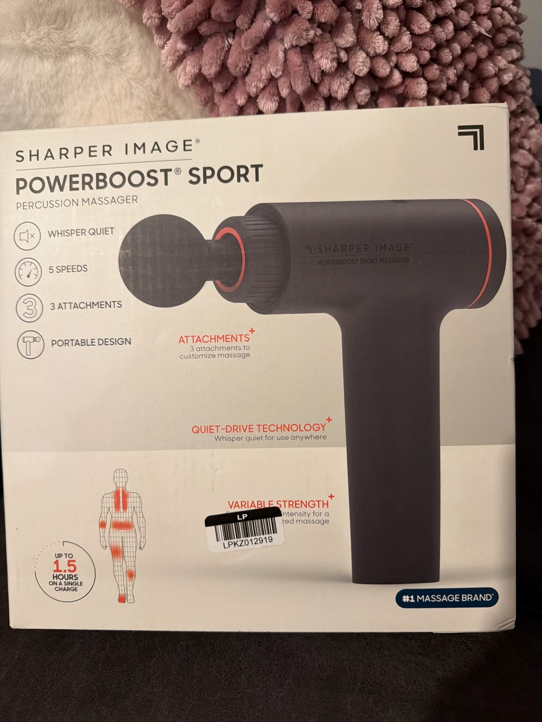 Sharper Image PowerBoost Sport Percussion Massager