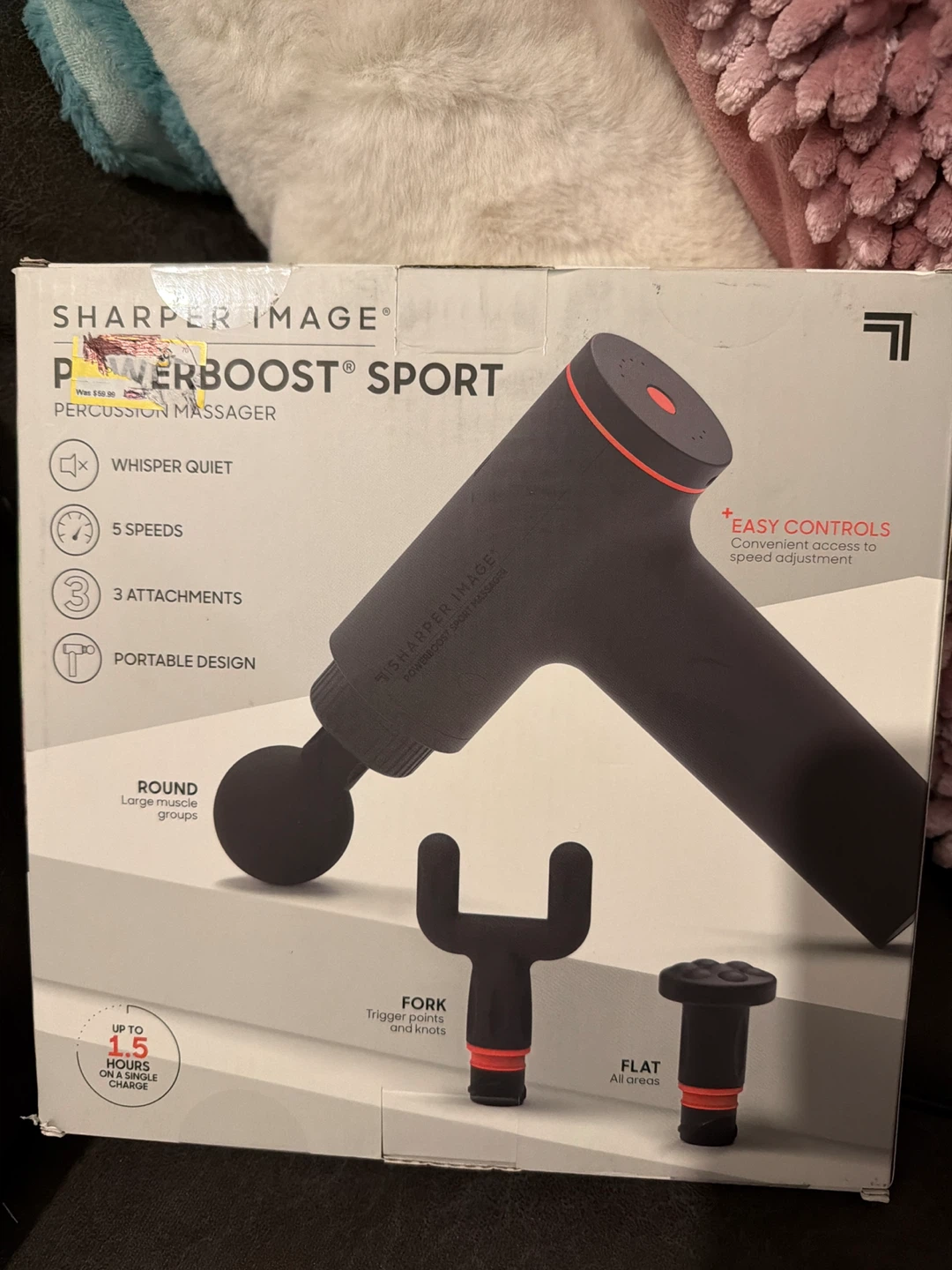 Sharper Image PowerBoost Sport Percussion Massager - photo 3