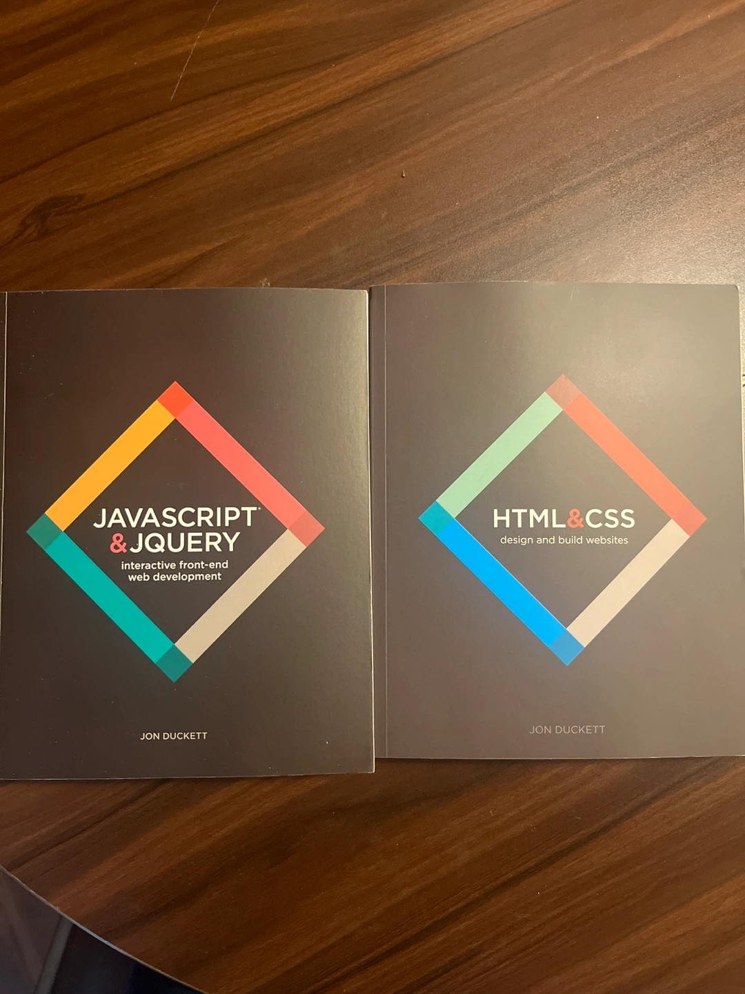 Jon Duckett JavaScript & JQuery and HTML & CSS Books