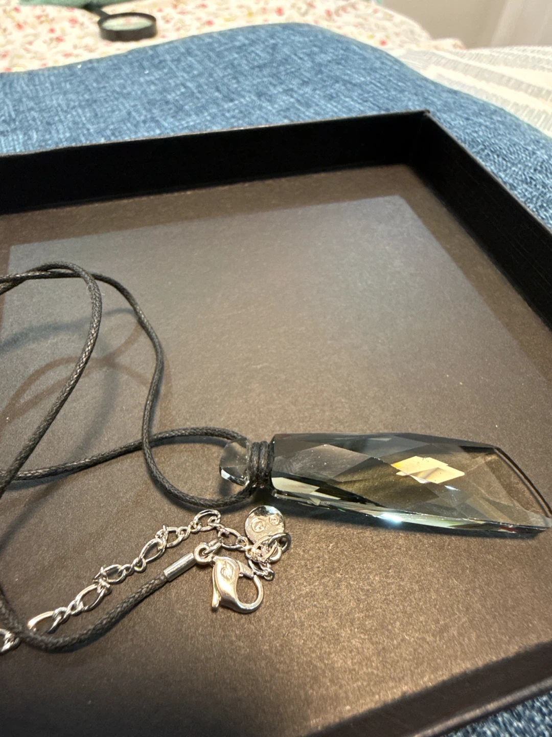 Genuine retired Swarovski Crystal Pendant Necklace