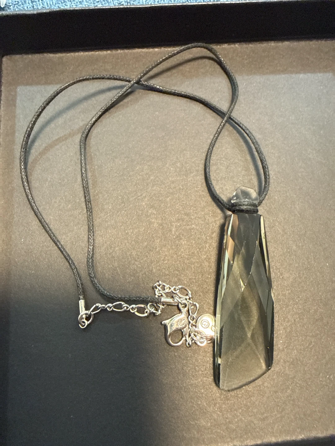 Genuine retired Swarovski Crystal Pendant Necklace - photo 2