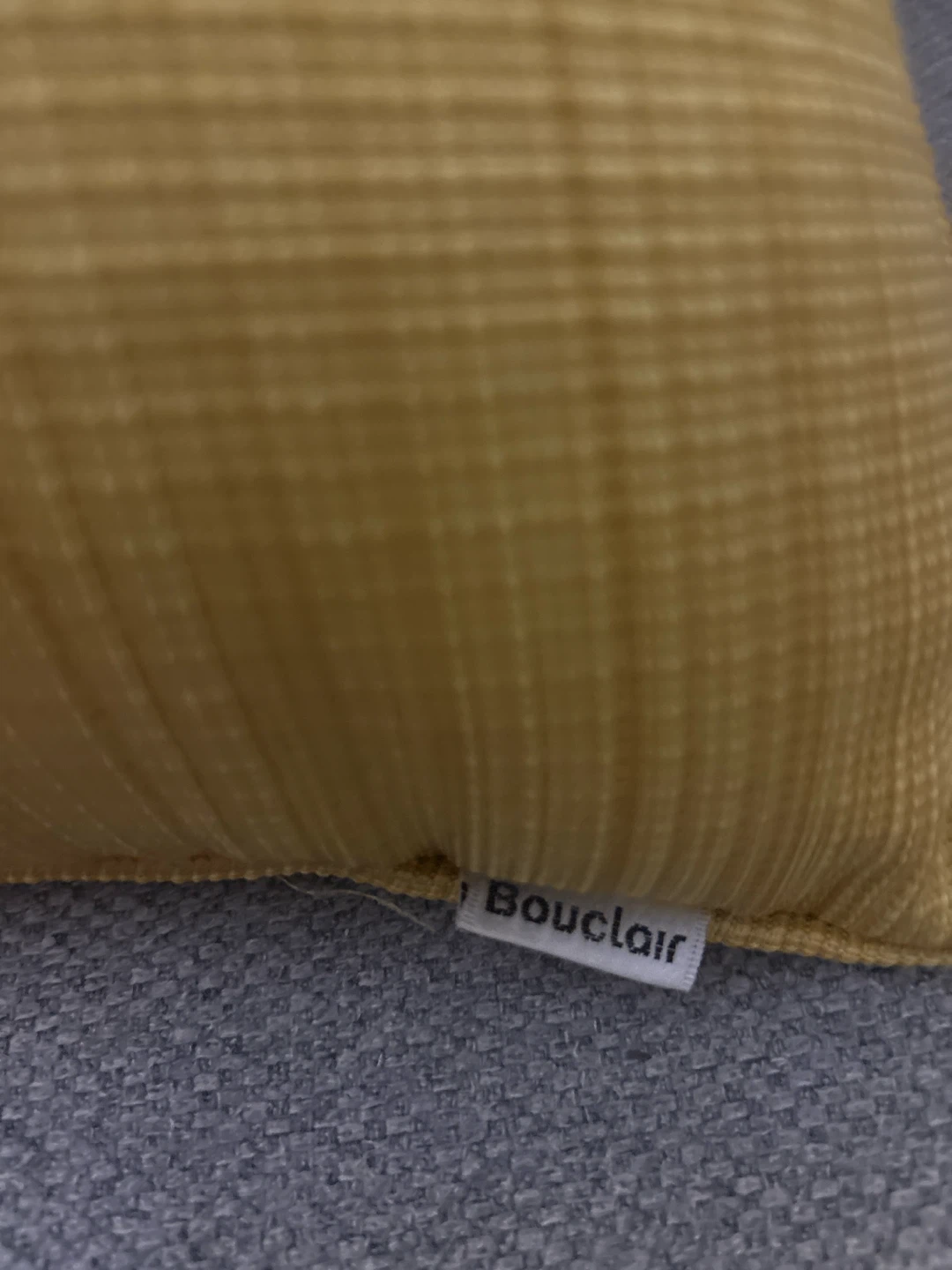 Bouclair Yellow Accent Pillow with Buttons - photo 4
