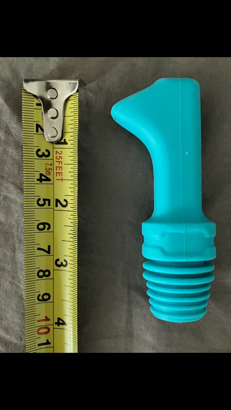 Teal Silicone Portable Bidet Nozzle 🩵🧴💧🚿✈️🧳🎒👜👛👝