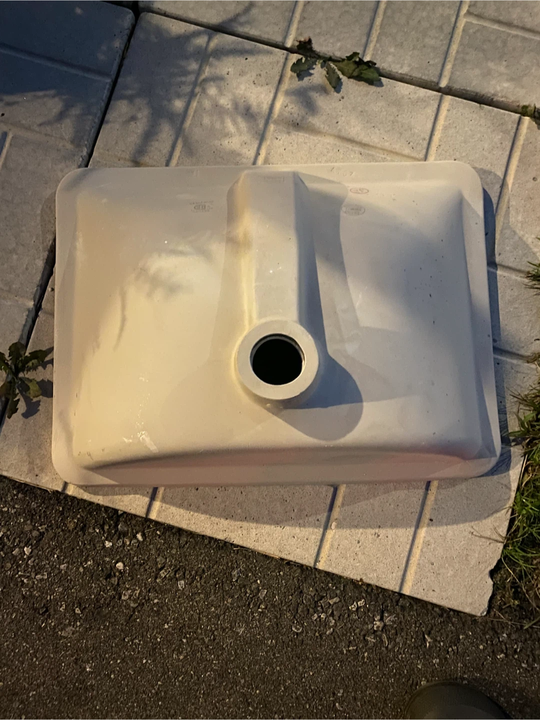 White Bathroom Sink