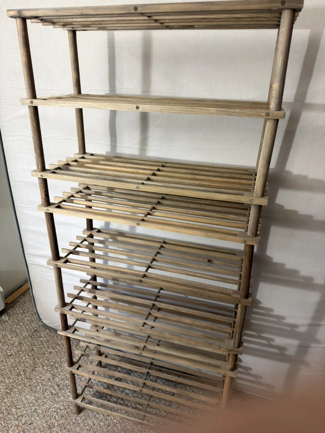 3x Wooden Shoe Rack Shelfs 3-tier - photo 3