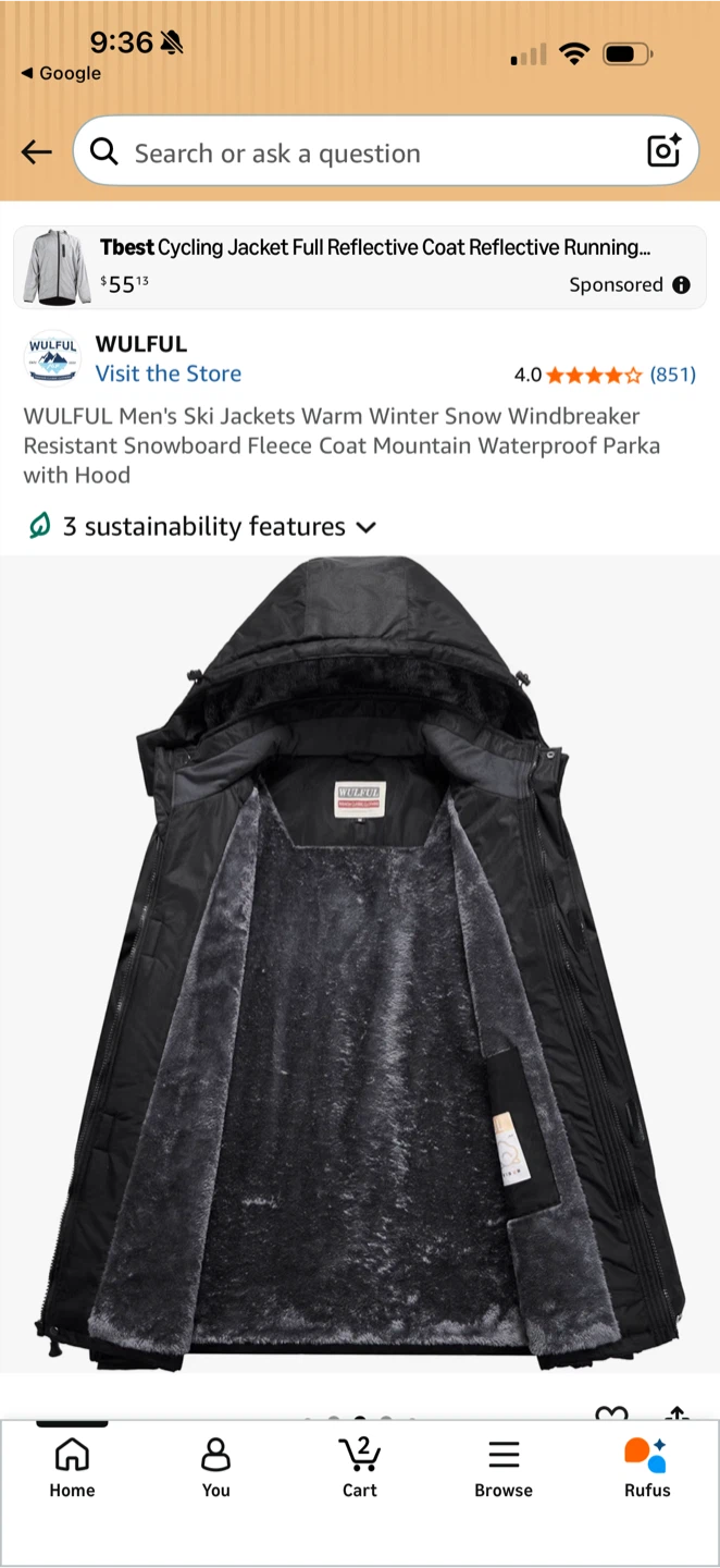 WULFUL Men's Ski Jacket - photo 2