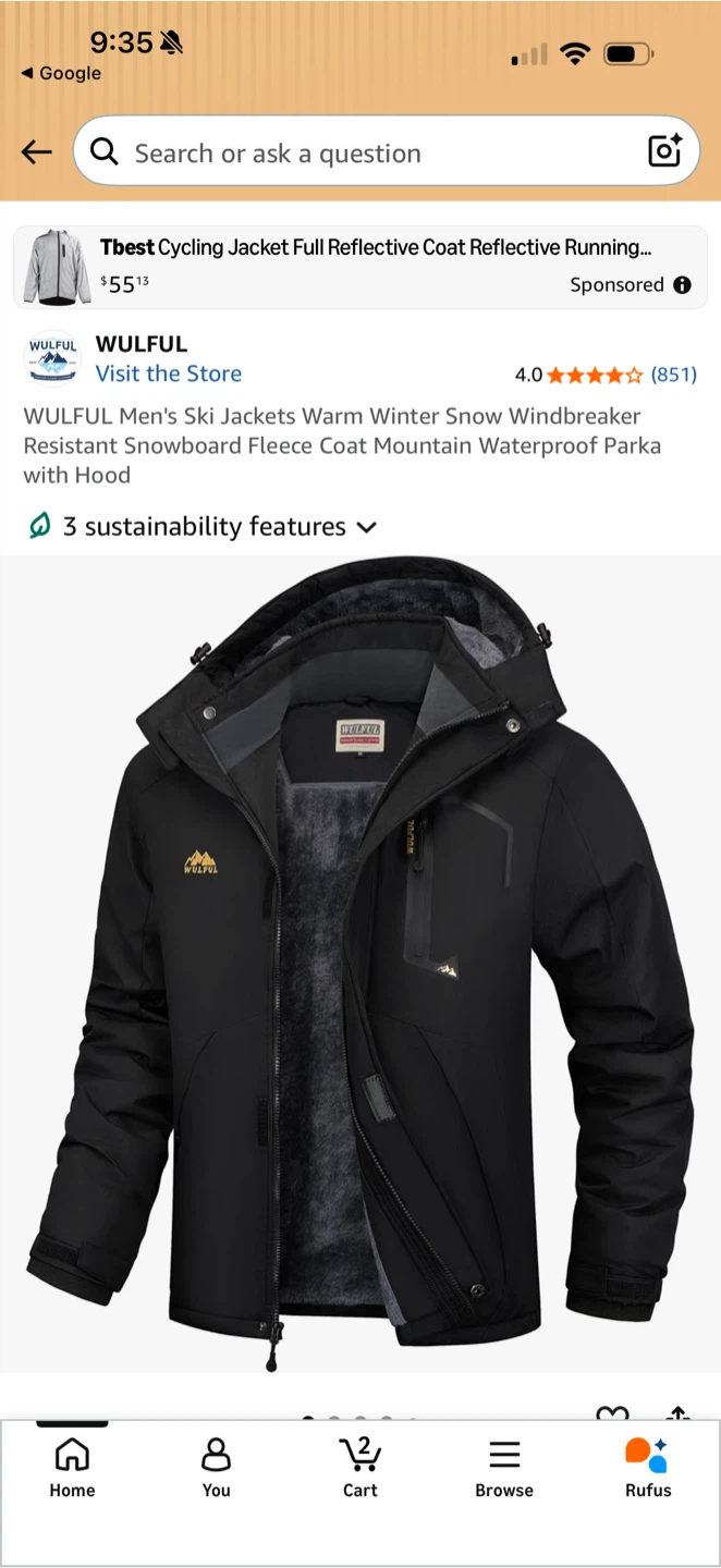 WULFUL Men's Ski Jacket - photo 3