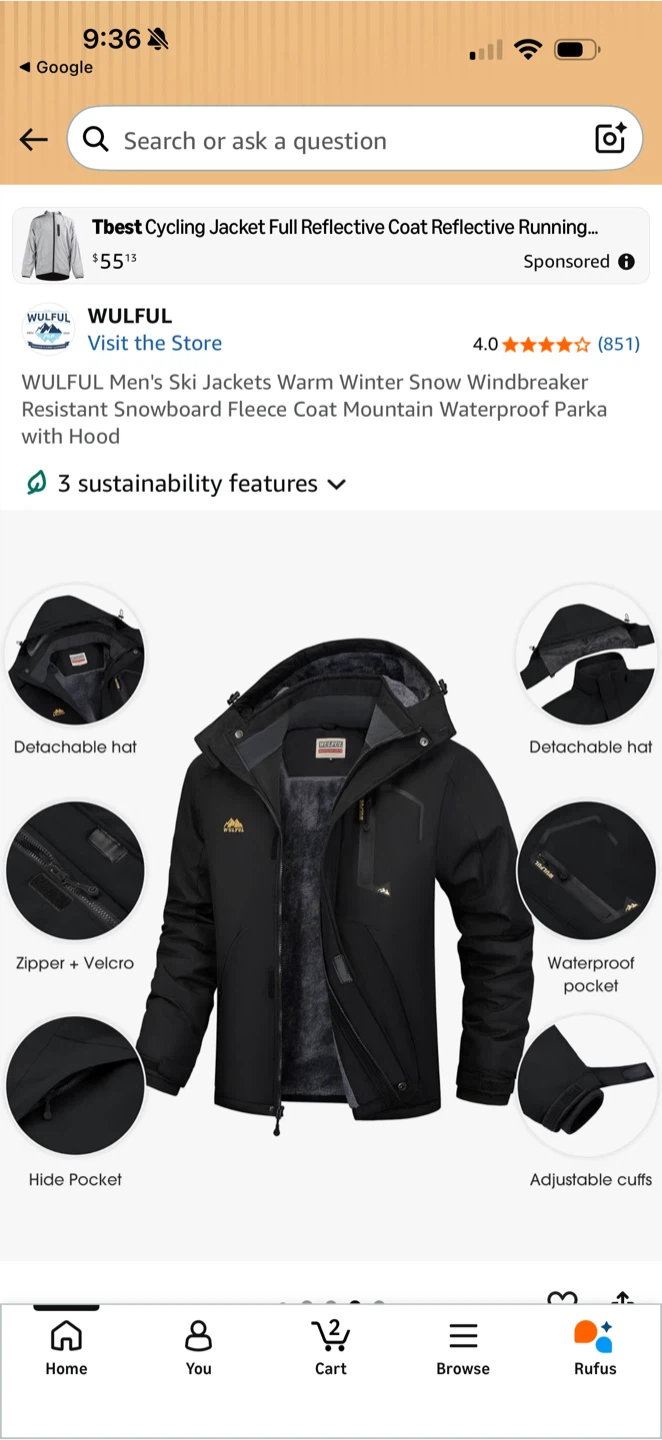 WULFUL Men's Ski Jacket - photo 4
