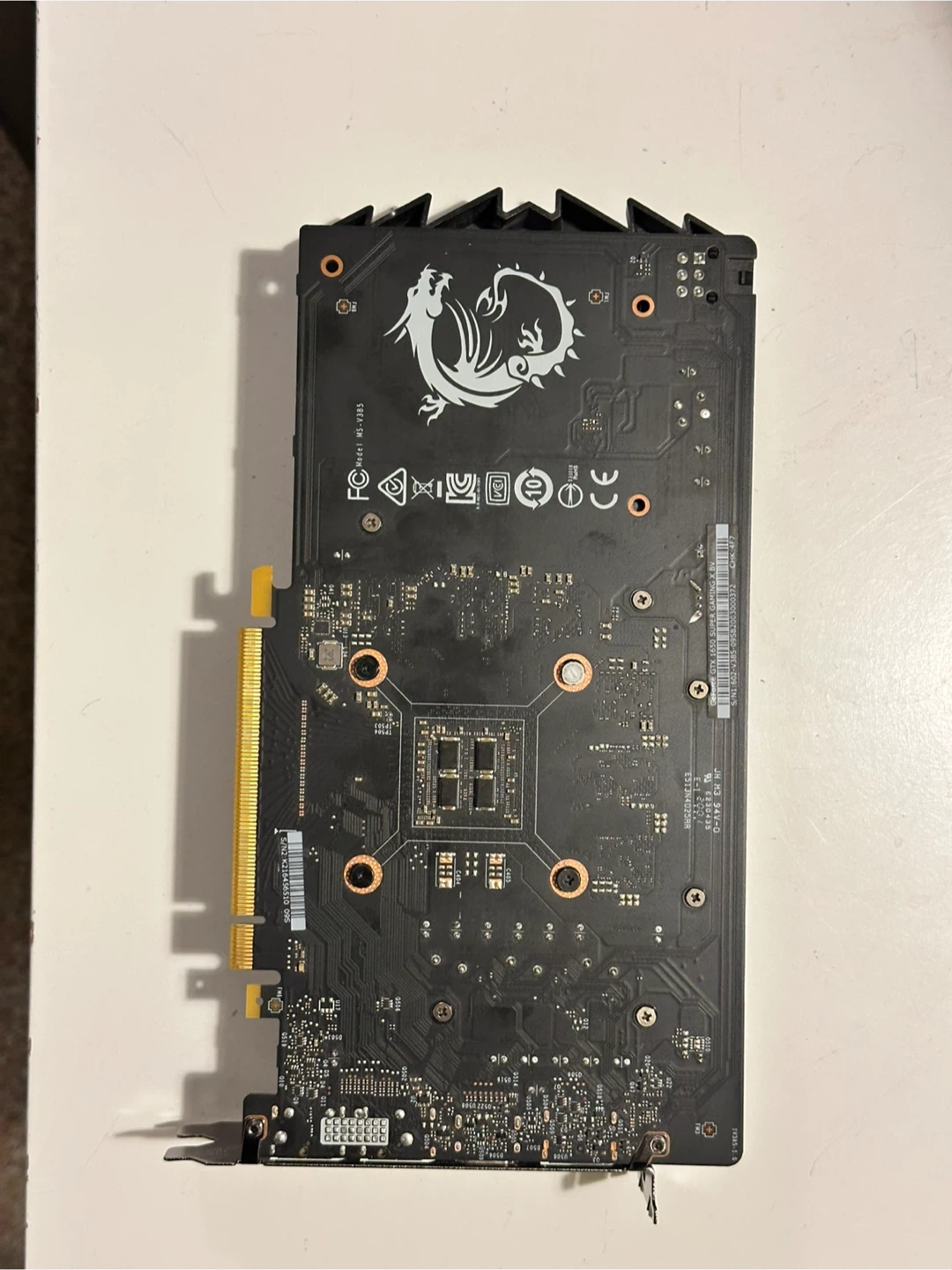 MSI GeForce GTX 1650 SUPER Gaming X gpu - photo 2