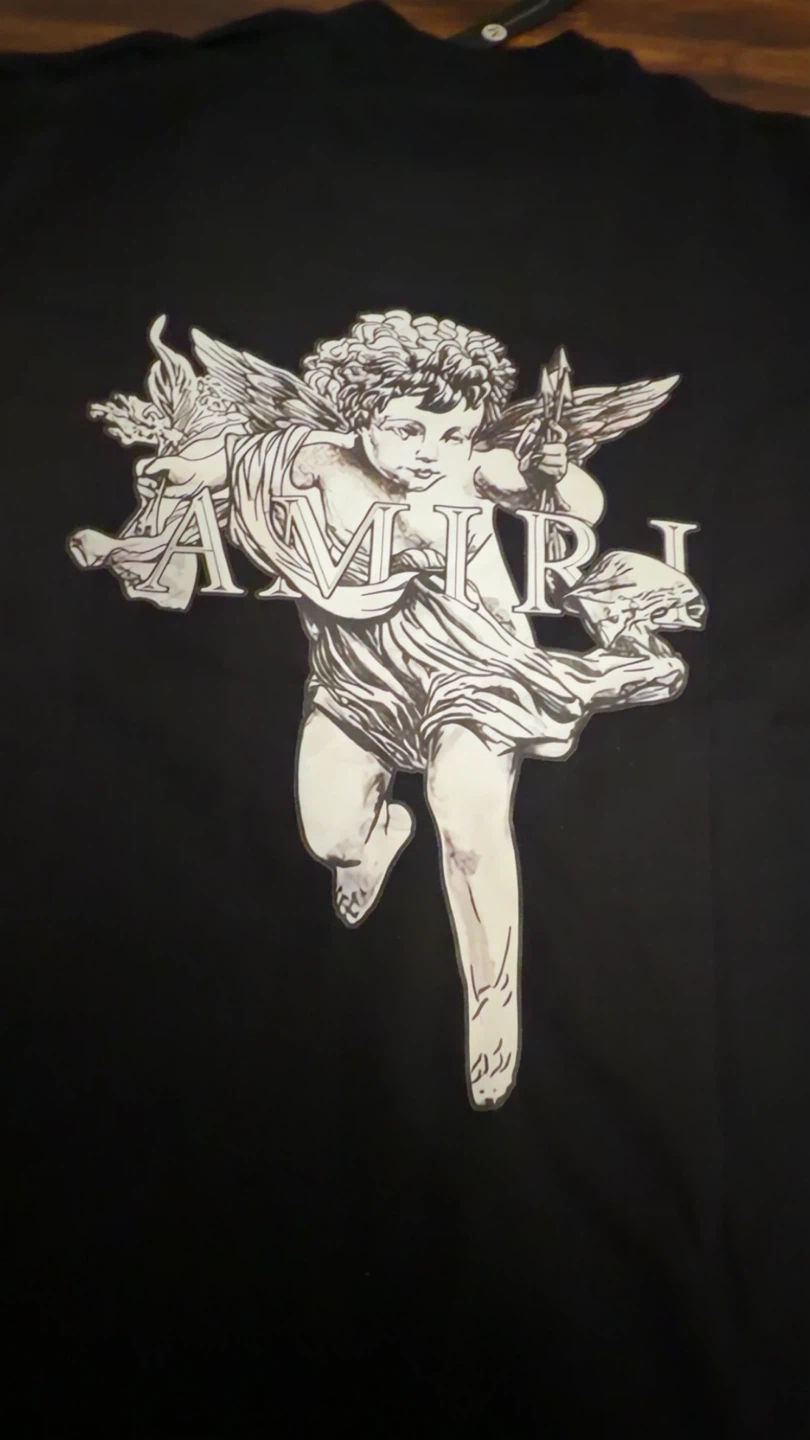 AMIRI Cherub Graphic T-Shirt Black