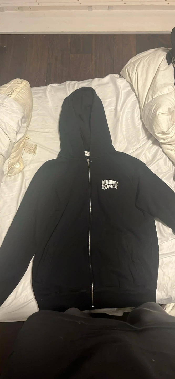 Billionaire Boys Club Black Zip-Up Hoodie Size S
