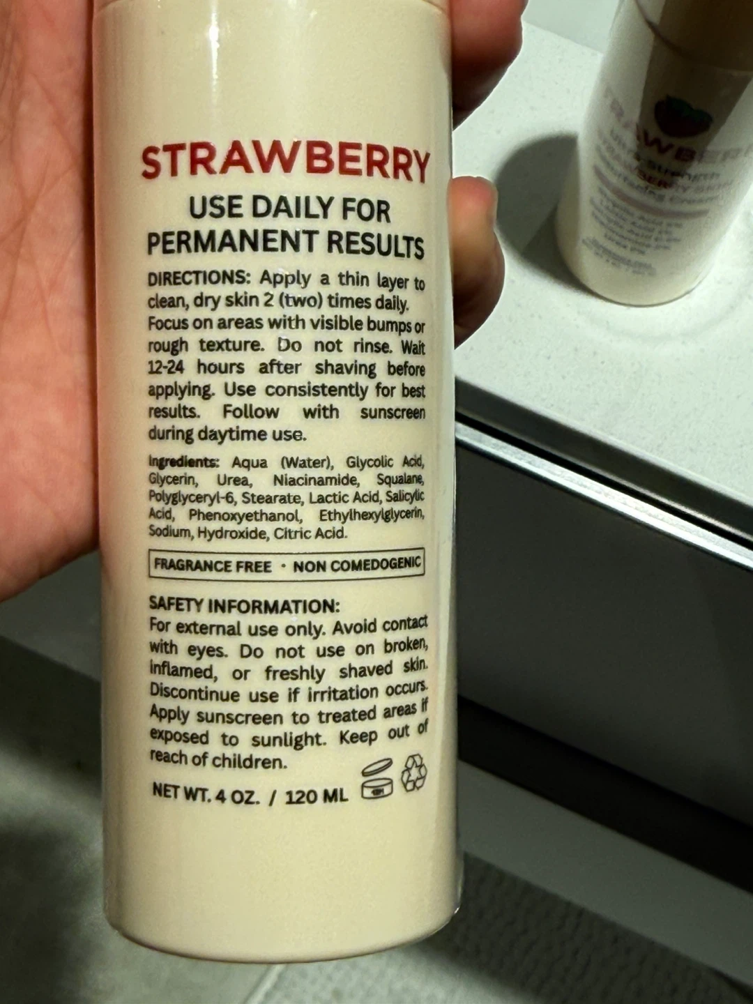 Strawberry Ultra-Strength Skin Resurfacing Cream (2 bottles) - photo 2