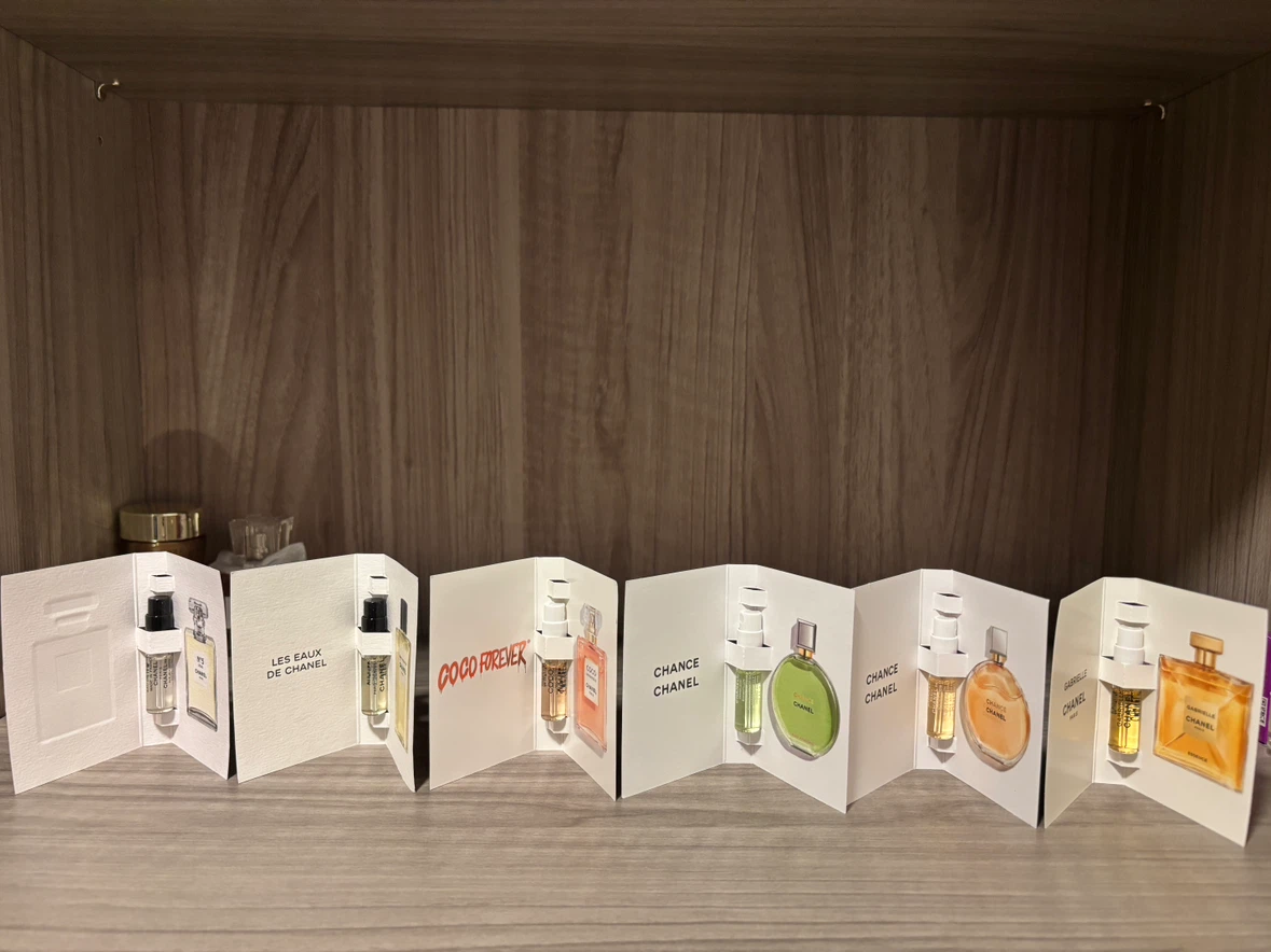 Chanel Mini Spray Sample Set – 6 Different Scents 1.5ml each - photo 2