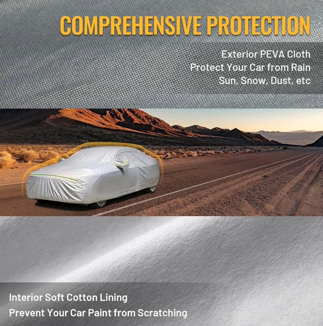 Brand New Favoto Car Cover — $40 (Never Used!) - photo 5