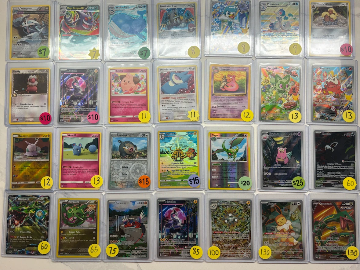 Pokemon singles- pickup in Waterdown