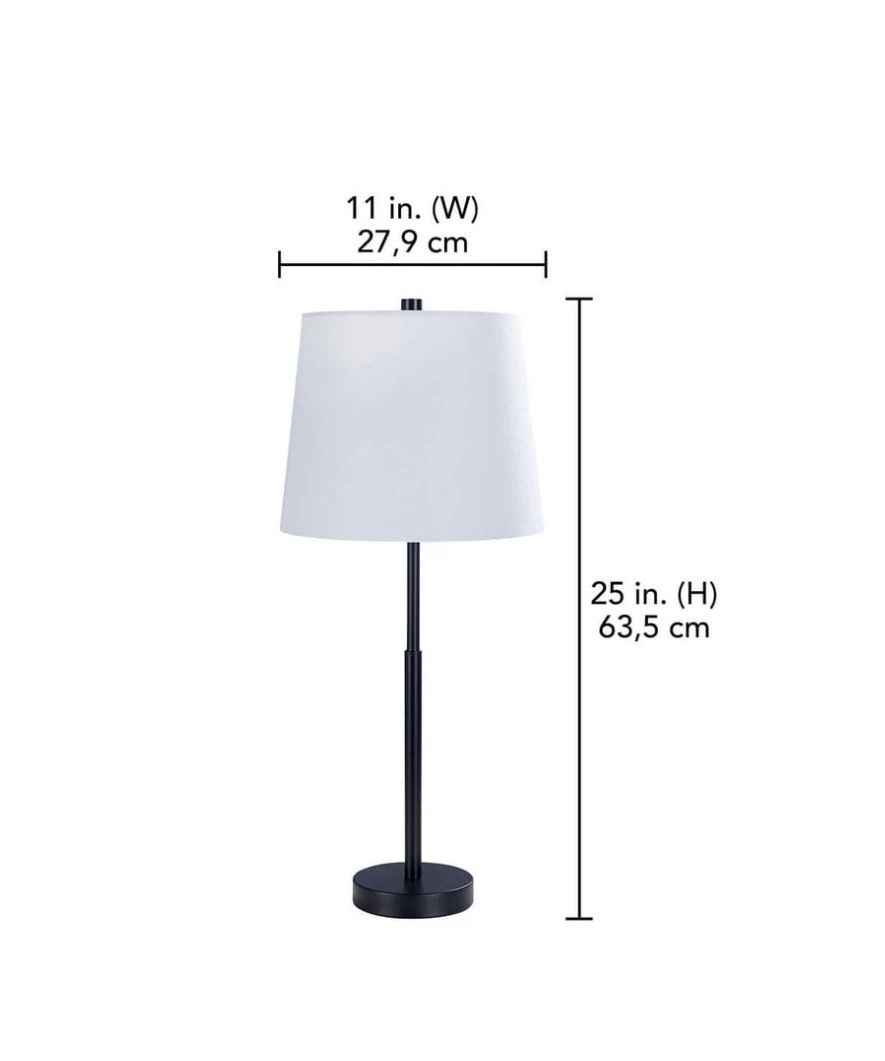 Brand New Hometrends Floor & Table Lamp Set 3pc - photo 4