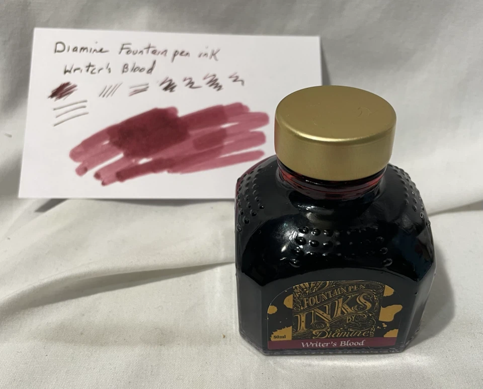 Diamine Fountain Pen Ink - Writer’s Blood