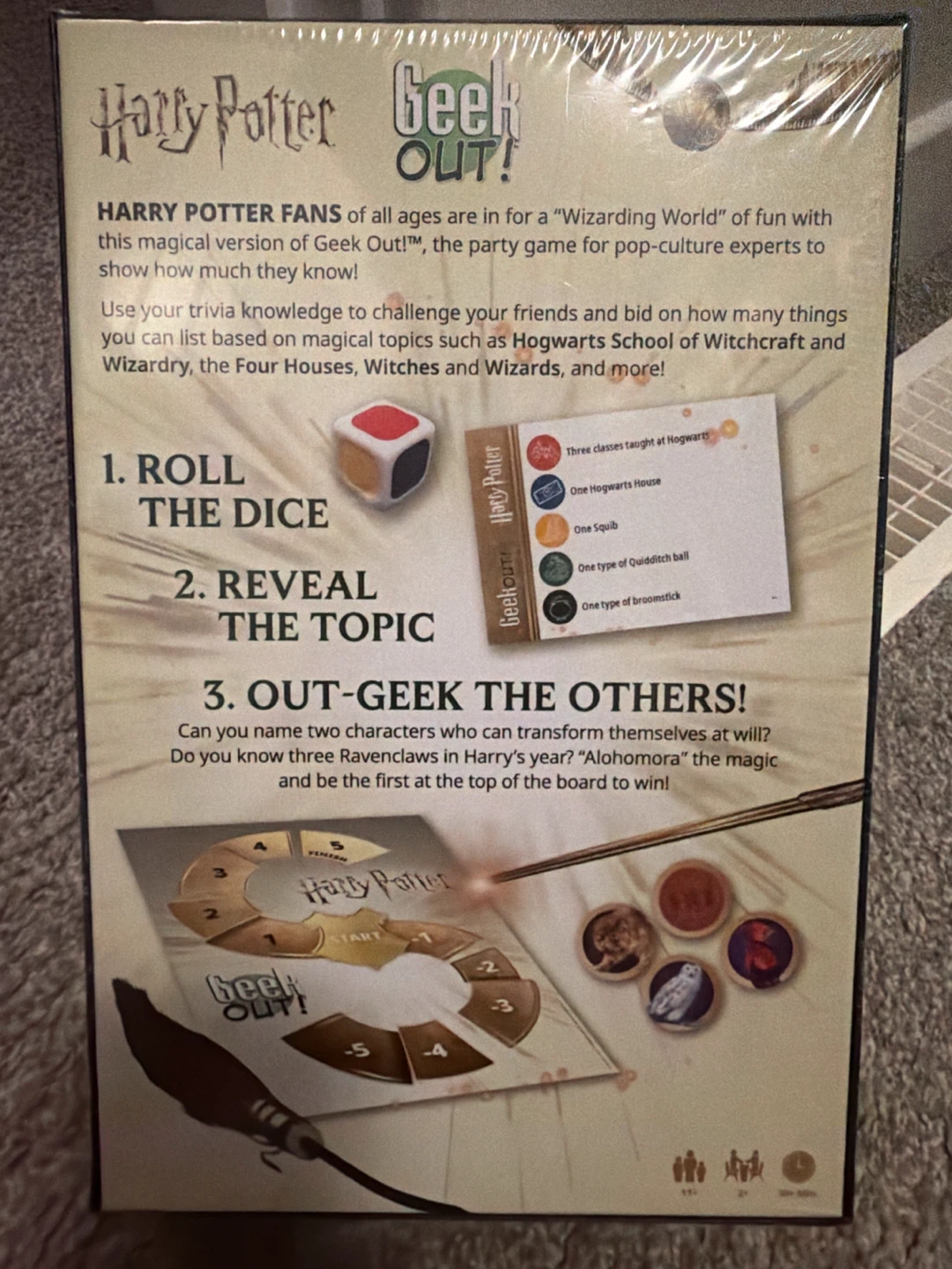 Harry Potter Geek Out! Party Game by Ultra Pro - photo 2