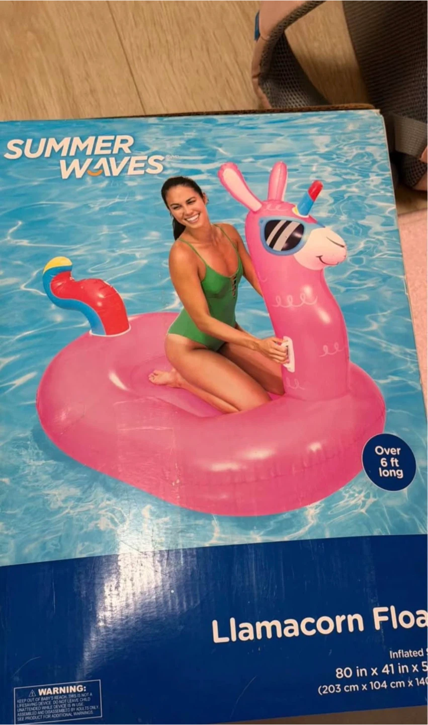 Summer Waves Llamacorn Float - 80" x 41" x 55"
