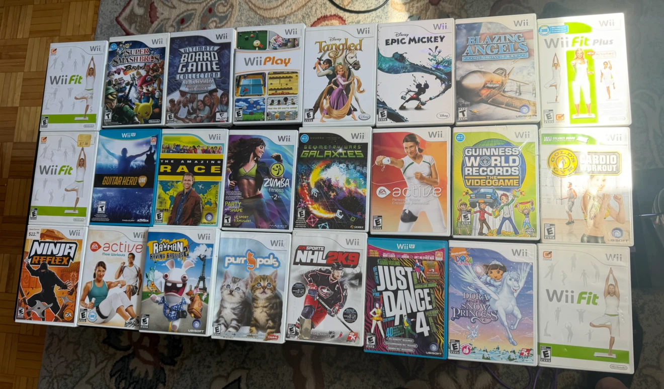 Nintendo Wii and Wii U game collection bundle of 23 - photo 2