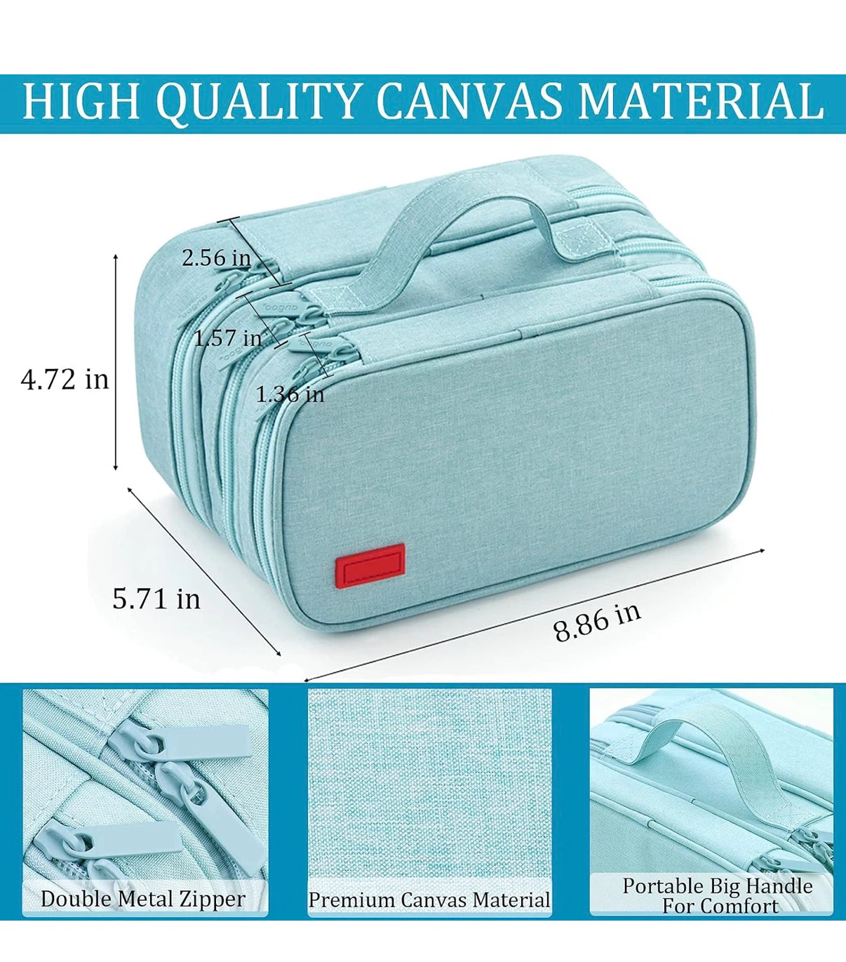 Pen Pencil Case - Turquoise - photo 2