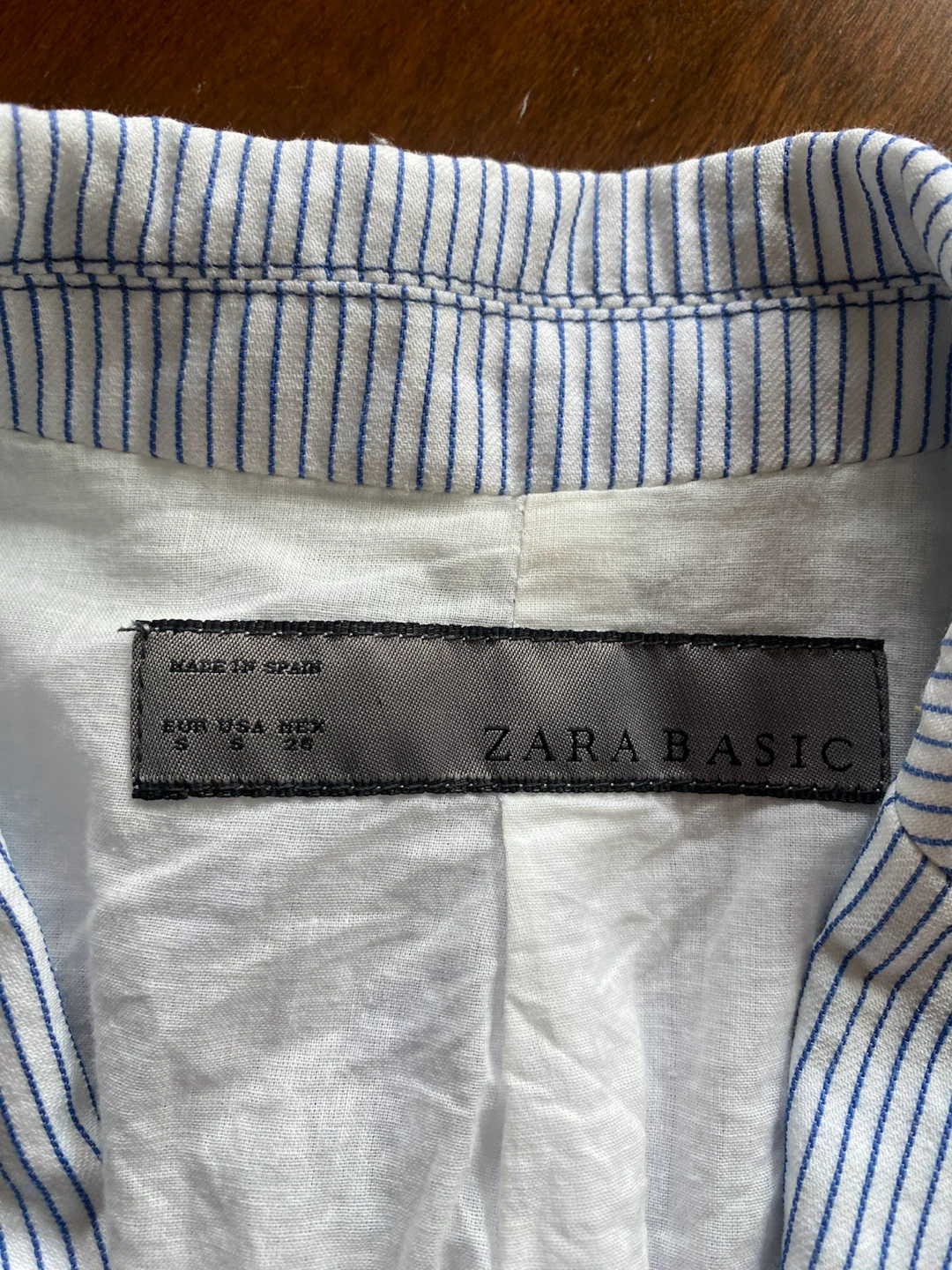 ZARA BASIC Striped Blazer - photo 2