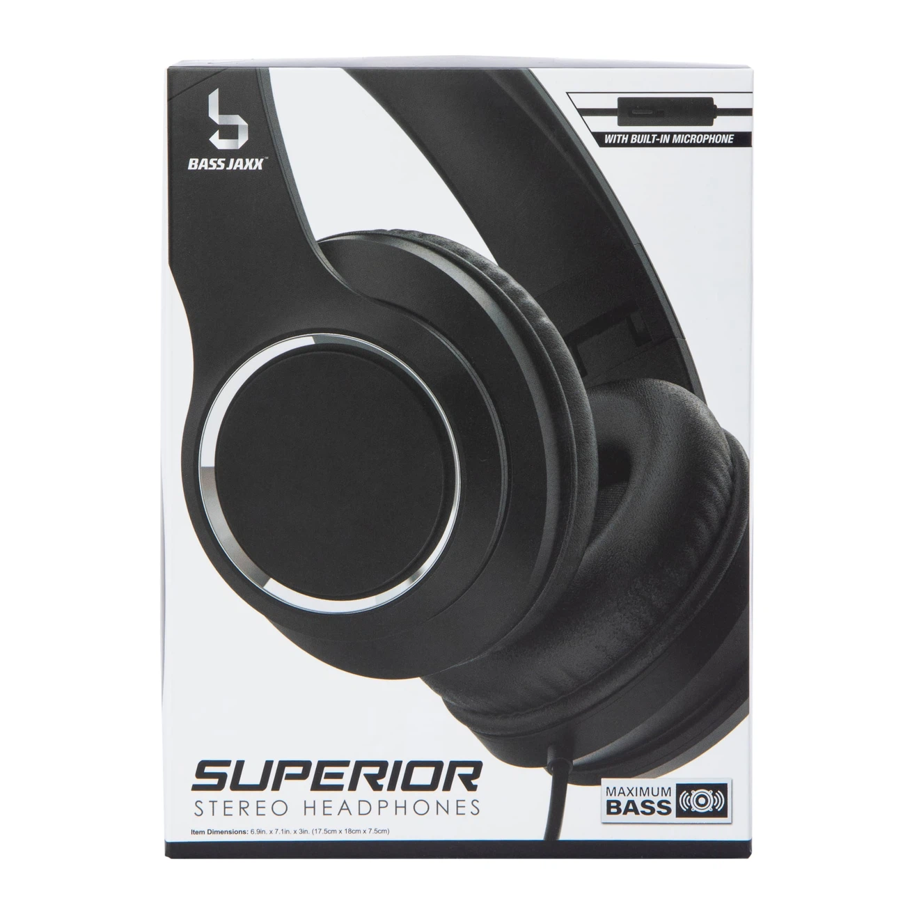 Lot of 2 Bass Jaxx Superior Stereo Headphones with Microphone - photo 2