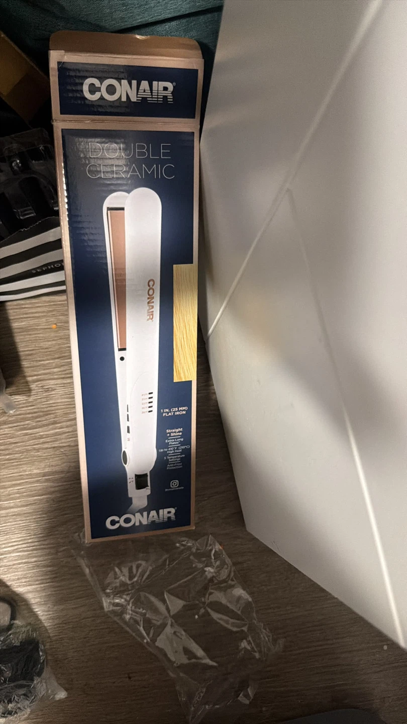 Conair Double Ceramic 1-inch Flat Iron