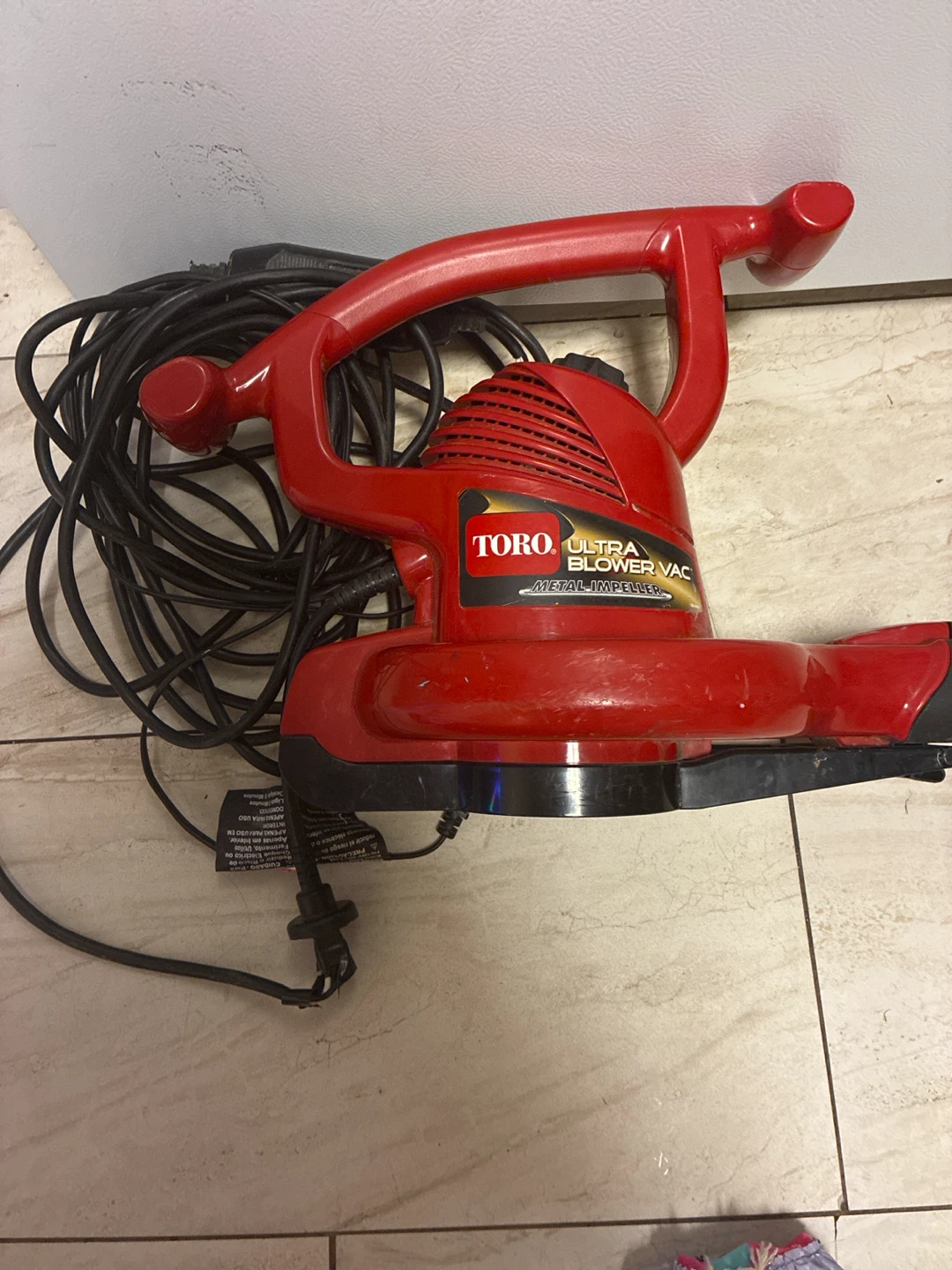 Toro Ultra Blower Vac Electric Leaf Blower - photo 3