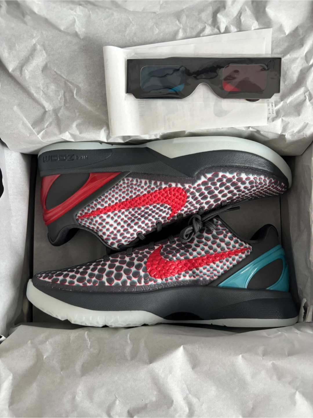Kobe 6 ASG Hollywood 3D size 10