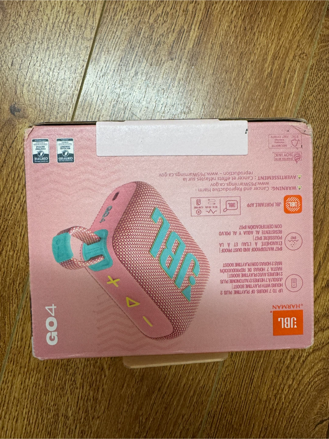 ❗️unused item❗️JBL Go 4 Portable Bluetooth Speaker in Pink - photo 2