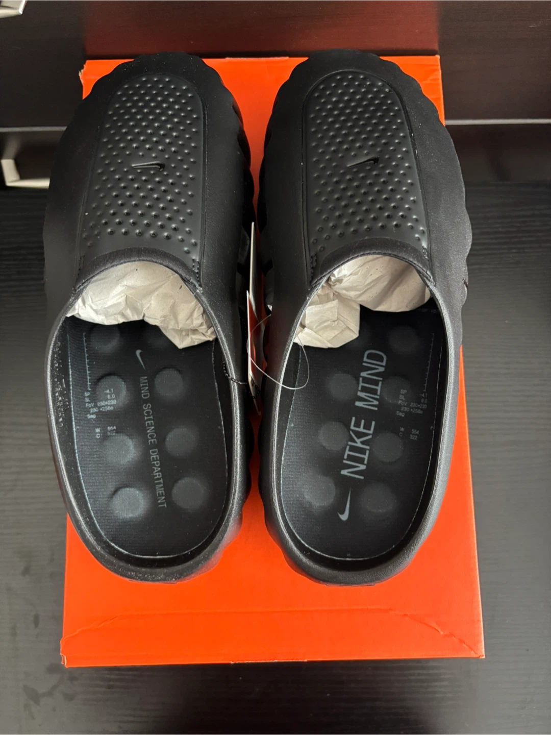Nike Mind 001 Slide Triple Black size 12 Men’s/13 Women’s - photo 2