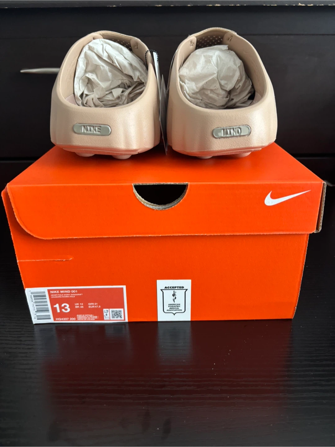 Nike Mind 001 Slide Rattan size 13 Men’s/14 Women’s - photo 3